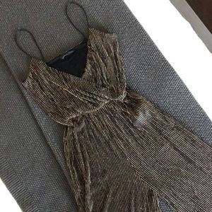 Zara black and gold jumpsuit ✨NYE outfit✨🎄